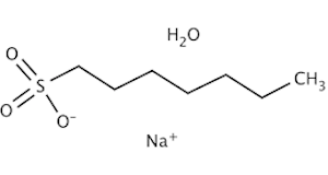 1-Heptanesulfonic Sodium Monohydrate Molecular Image