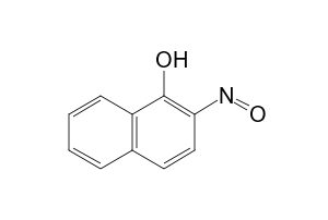 1-Nitroso-2-Naphthol Molecular Image