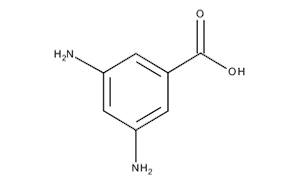 3,5-Diamino Benzoic Molecular Image