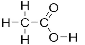 Acetic Acid Molecular Image