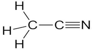 Acetonitrile Molecule
