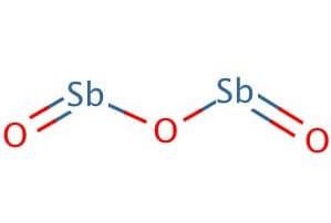 Antimony (III) oxide Molecular Image