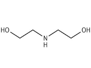 Diethanolamine Molecular Image