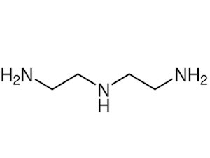 Diethylenetriamine Molecular Image