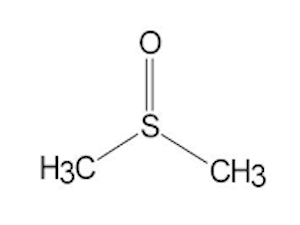 Dimethyl sulfoxide Molecular Image