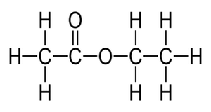 Ethyl Acetate Molecular Image