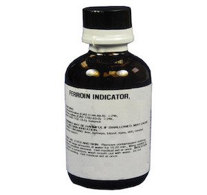 Ferroin Indicator Bottle