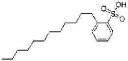 Linear Alkylbenzene Sulfonic Acid Molecular Image
