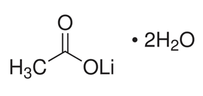 Lithium Acetate Dihydrate Molecular Image