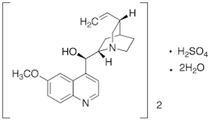 Quinine Sulfate Dihydrate Molecular Image