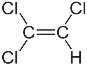 Trichloroethylene Molecular Image